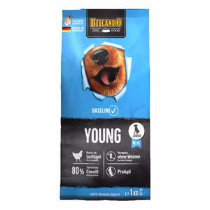 Belcando Young Trockenfutter für Welpen und junge Hunde 1kg