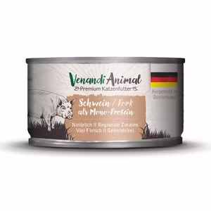 Venandi Animal Schwein pur Monoprotein für Katzen 100g MHD 3/26