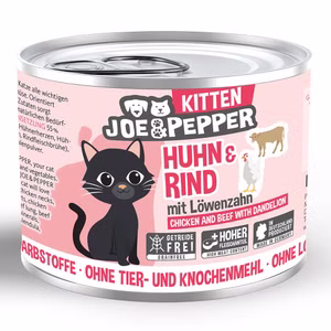Joe Pepper Kitten Huhn Rind für Katzen 200g
