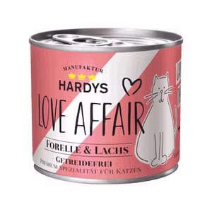 Hardys Love Affair Lachs Forelle Katzenfutter 185g