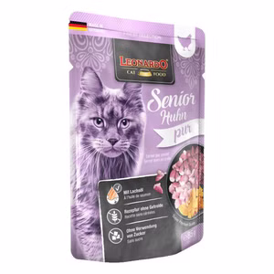 Leonardo Senior Huhn Nassfutter für ältere Katzen 85g