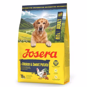 Josera Medi/Maxi Chicken and Sweet Potato 4,5kg (5x900g)