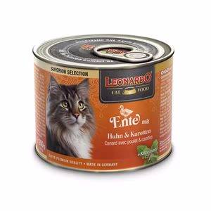 Leonardo Superior Ente mit Huhn und Karotten für Katzen 200g
