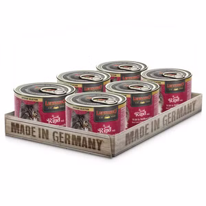 Leonardo Superior Rind Wild Süsskartoffel für Katzen 6x200g