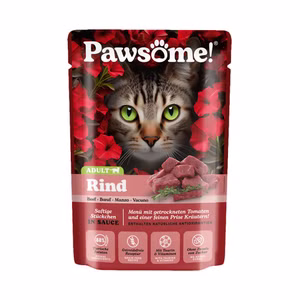Pawsome Adult Rind für Katzen 85g