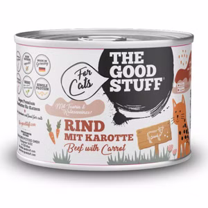 THE GOODSTUFF Rind Karotte für Katzen 200g