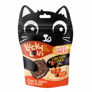 Lucky Lou Lucky Ones Cubes Huhn für Katzen 80g
