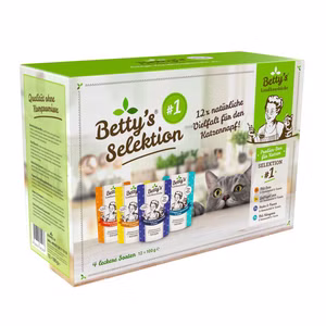 Bettys Landhausküche Selektion Nr. 1 12x100g für Katzen 12x100g