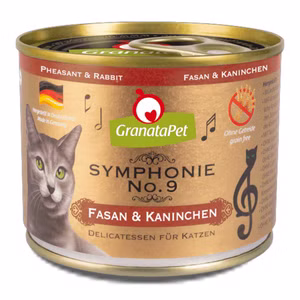 GranataPet Symphonie Nr. 9 Fasan Kaninchen für Katzen 200g