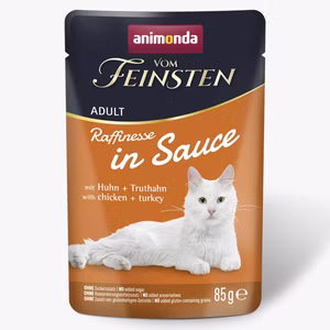 Animonda Vom Feinsten Raffinesse in Sauce mit Huhn und Truthahn 85g