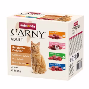 Animonda Carny Herzhafte Variation für Katzen 8x85g