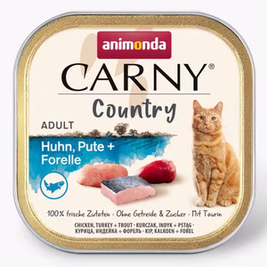 Animonda Carny Country Huhn Pute Forelle für Katzen 100g