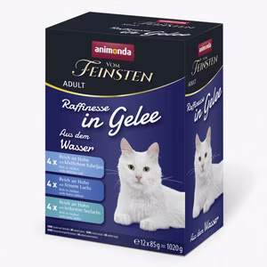 Animonda vom Feinsten Raffinesse in Gelee Varietäten aus dem Wasser 8x85g