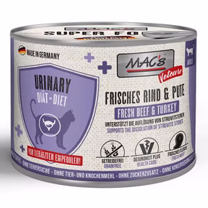 MACs Cat Vetcare Urinary Frisches Rind Pute 200g