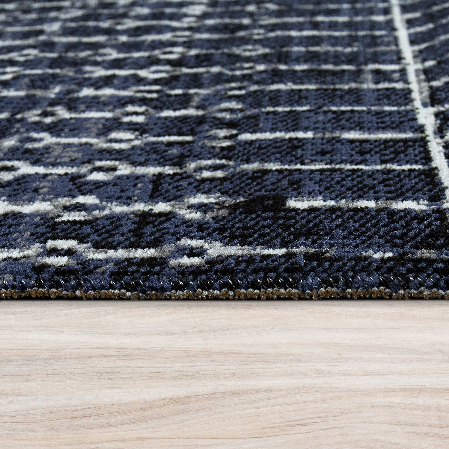 Moderner Outdoor Teppich Wetterfest für Innen & Außenbereich Patchwork