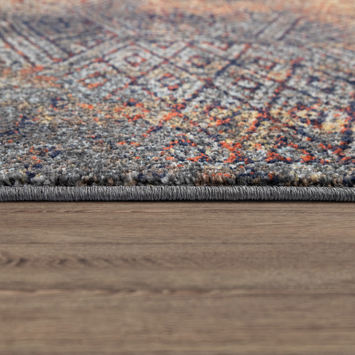 Teppich, Kurzflor Für Wohnzimmer, Used-Look, Ethno-Look, Farbverlauf