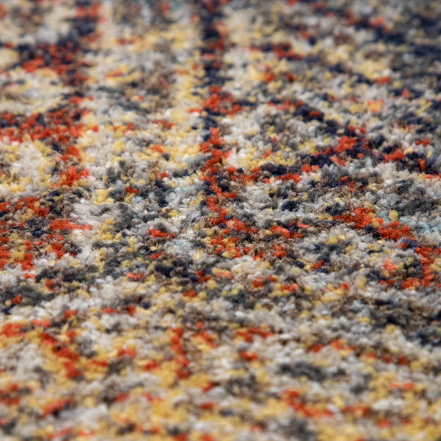 Teppich, Kurzflor Für Wohnzimmer, Used-Look, Ethno-Look, Farbverlauf