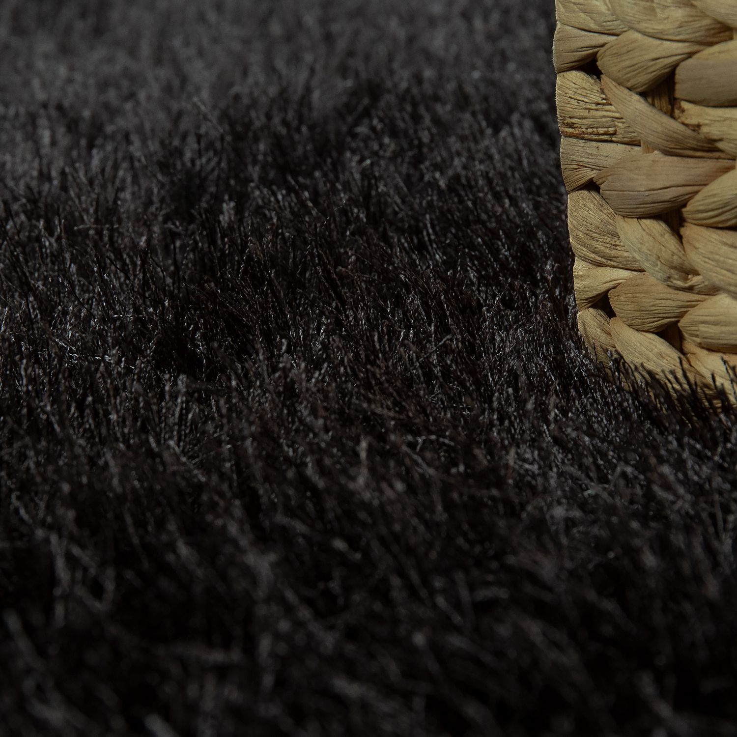 Moderner Wohnzimmer Hochflor Teppich Shaggy Einfarbig Pastellfarben In