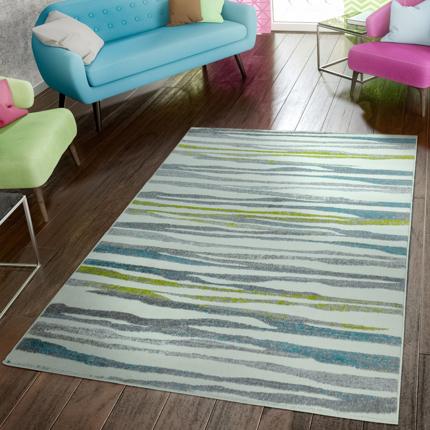 Wohnzimmer Teppich Modern Preiswert Wellen Muster Meliert Creme Grau ... Wohnzimmer Teppich Modern Preiswert Wellen Muster Meliert Creme Grau ...