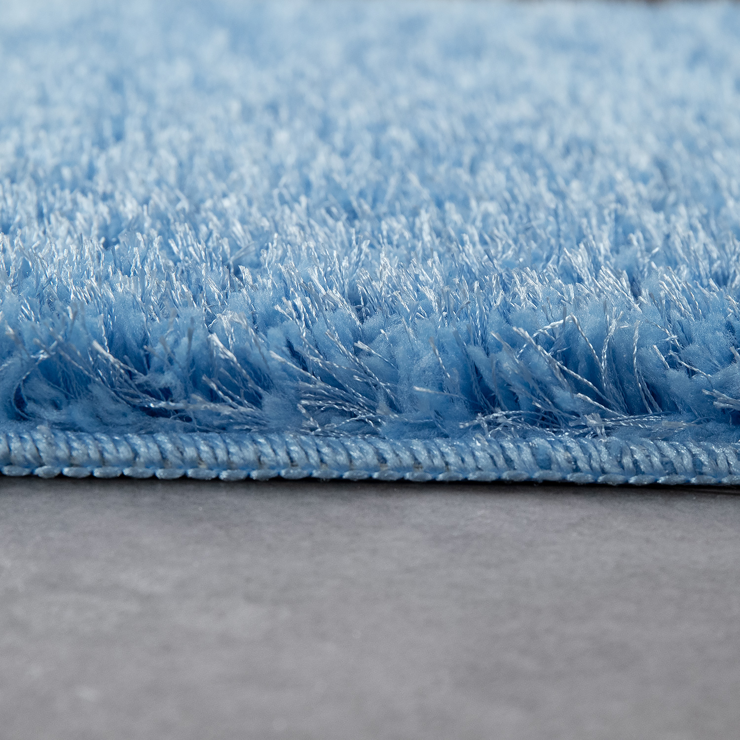 Hochflor Badematte Einfarbig Moderner Rutschfester Badezimmerteppich In