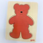 Goki Schichtenpuzzle Bär aus Holz
