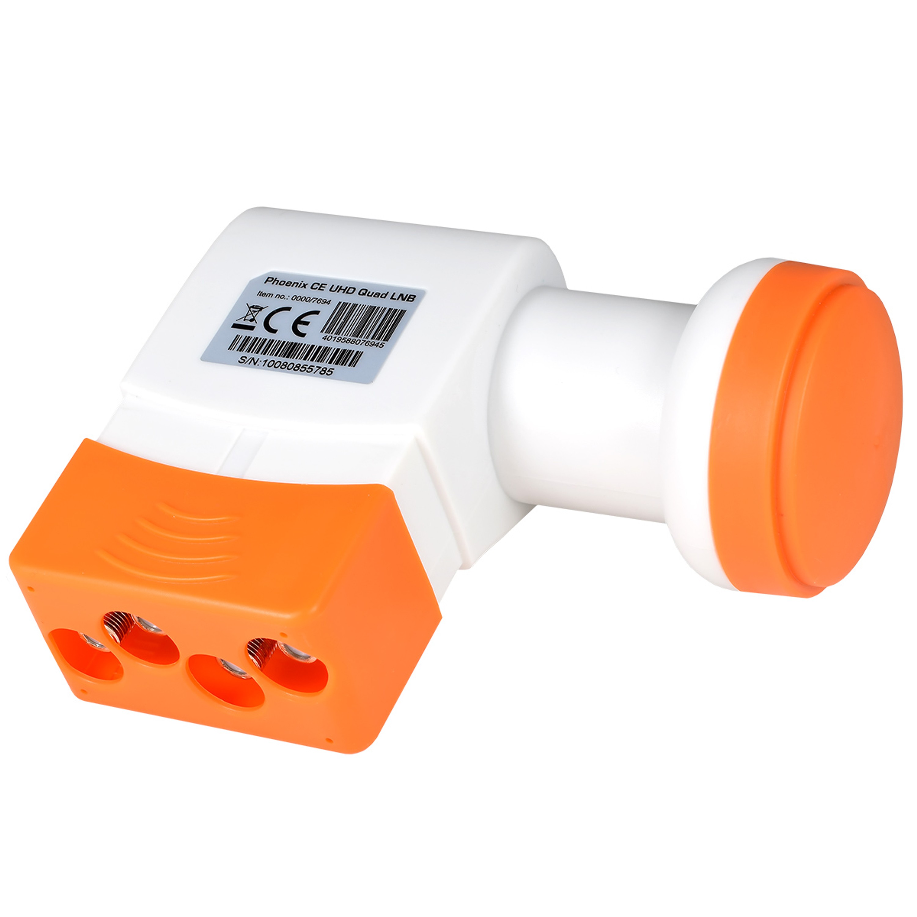 Digitale SAT Anlage 60cm Satelliten Spiegel   TechniSat QUAD LNB ...