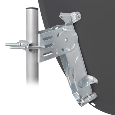 TechniSat 80cm Spiegel Mit Monoblock LNB ZEHNDER Digitale SAT Anlage 80cm Schüssel Monoblock Single LNB D Astra Hotbird Sat Komplettset Für 1 Teilnehmer