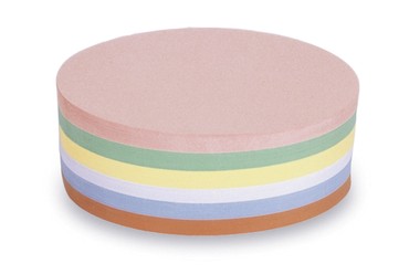  Kommunikationskarte oval, 190x110 mm sortiert  