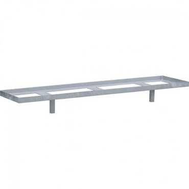  Aufsatzteil zur Aufnahme von K1-Fußplatten, verzinkt (32000-A)  
