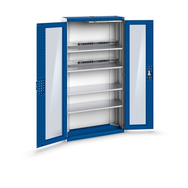  cubio Akkuladeschrank 230V, mit 18 Ladeplätzen / 4 Fachböden / CH  