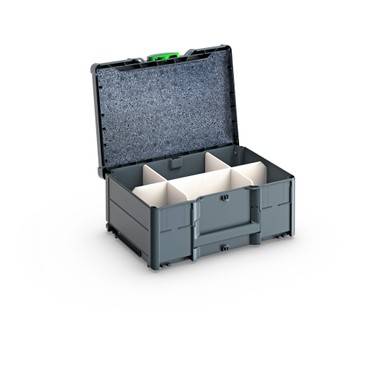  bott Systainer M 187, mit Fachteiler-Set und Deckeleinlage  