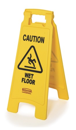  Warnschild 2-seitig, Rubbermaid, VB 006112-77, Gelb  