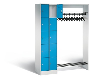  C+P Offene Garderobe Serie 8070, H1950xB1410xT480mm  