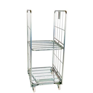  Rollbehälter nestbar 1460 ME, 700 x 800 mm, 2-seitig, 1 ZWB ME klappbar, Cr 3  