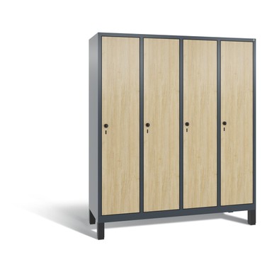  C+P Garderobenschrank Evolo, H1850xB1590xT500mm, 7016/VK032  