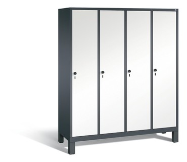  C+P Garderobenschrank Evolo, H1850xB1590xT500mm, 7016/VK001  