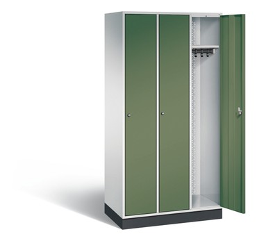  C+P Garderobenschrank Intro, H1950xB920xT490mm, 7035/6011  
