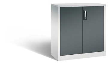  C+P Büroschrank Acurado, H1000xB930xT400mm, 7035/7016  