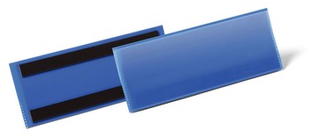  DURABLE Etikettentasche magnetisch 1/2 A5 quer, dunkelblau, Packung à 50 Stück, Art.Nr. 175707  (Mindestbestellmenge und Preis pro:1 St.)  