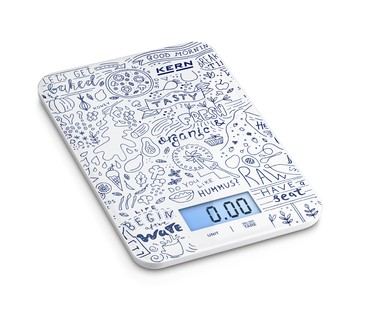  KERN Küchenwaage FGE 5K-3, Wägebereich 5000 g, Ablesbarkeit 1 g  