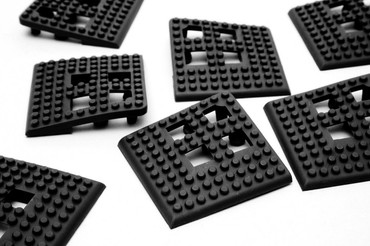  COBA Flexideck Black corner 4/pack;  ArtikelNr: FD010004  