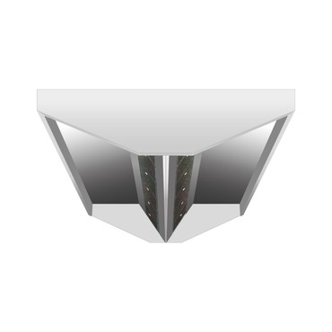  InoxAir Deckenhaube, 3.800 x 2.000 x 450mm  
