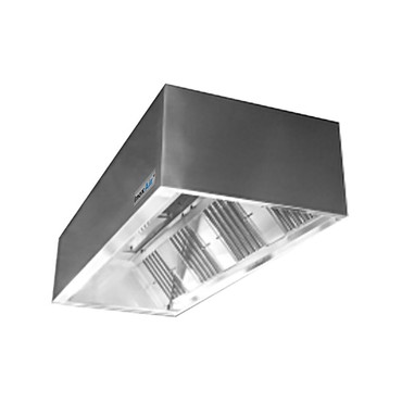  InoxAir Induktions-Wandhaube, 3.200 x 1.500 x 500mm  