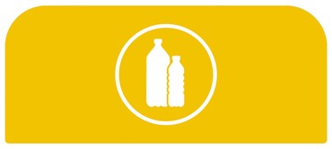  Configure Recycling-Station Hinweistafel Kunststoff 87 Liter Gelb Rubbermaid  
