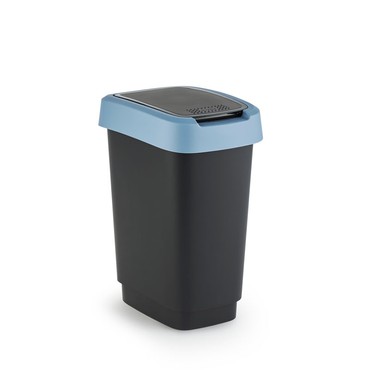  Abfalleimer Twist 10 Liter Horizon Blau Rotho  