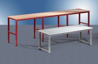  Arbeits-Anbautisch UNIVERSAL Spezial mit Melaminplatte, BxTxH = 1750 x 1000 x 722-1022 mm  