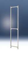  Regalrahmen PLANAFIX Budget Light, glanzverzinkt und zerlegt, HxBxT = 2500 x 30 x 400 mm  