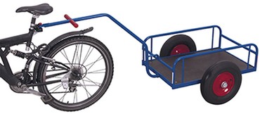 Fahrradanhänger ohne Bordwand RAL5010 Enzianblau Rollcart  