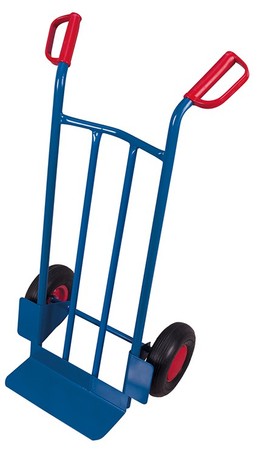  Stahlrohrkarre RAL5010 Enzianblau Sackkarre Klappkarre Kistenkarre Stapelkarre  