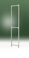  Regalrahmen PLANAFIX Standard Light, verzinkt und einsatzfertig verschraubt, HxBxT = 2000 x 30 x 400 mm  